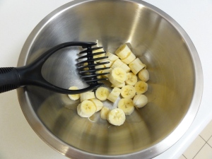 Banana before mashing